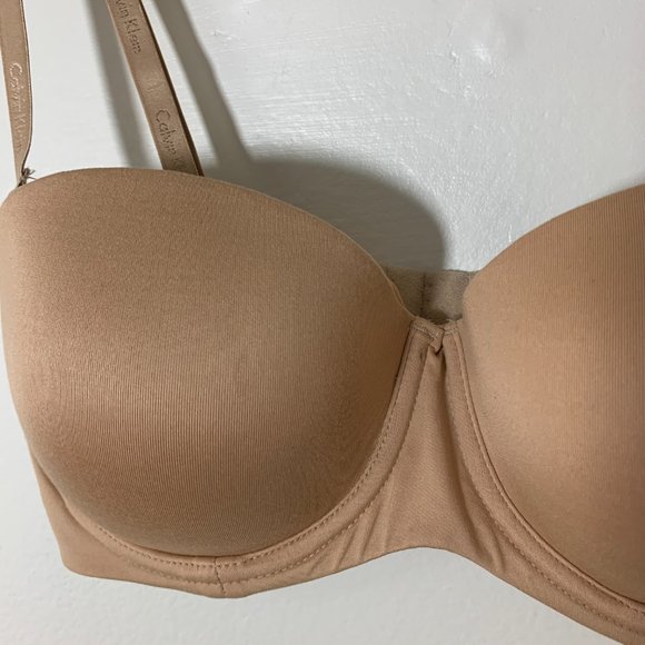 Calvin Klein strapless nude bra 34C - Picture 2 of 7
